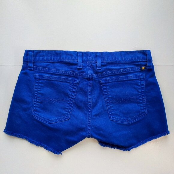 Lucky Brand Jeans Riley Short blue coloured women's size 4/27 - Picture 3 of 15